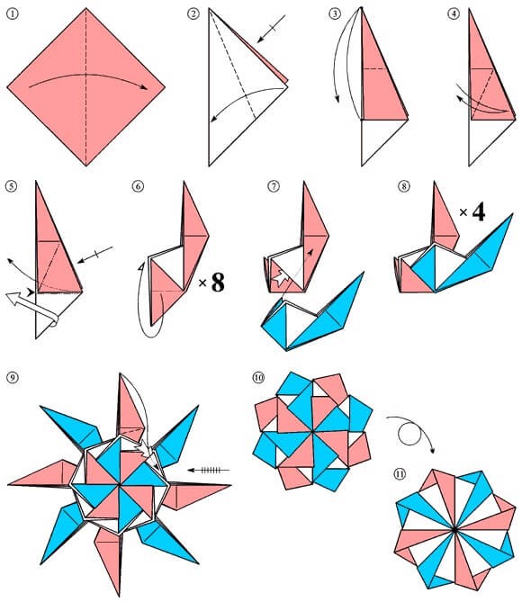 ​Звезда-оригами