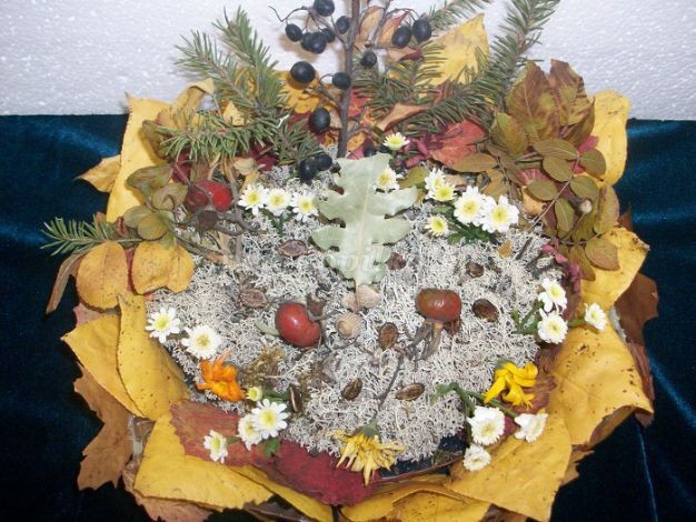 Композиция из даров природы