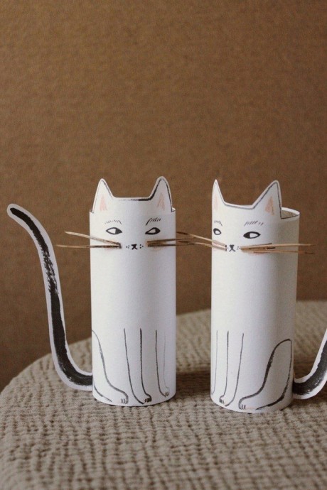 ​Кошечки из картона