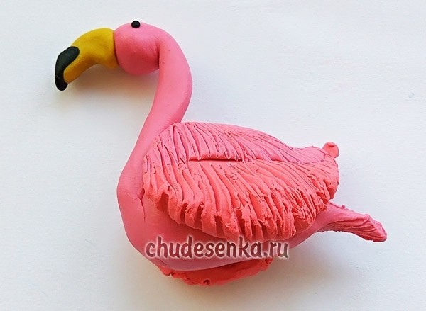 ​Лепим фламинго
