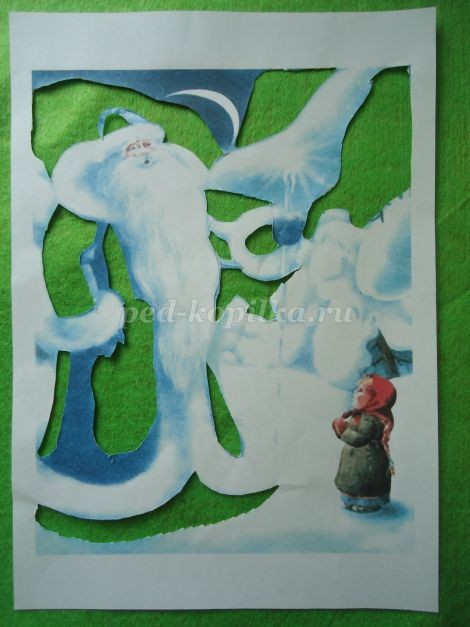 ​Мастер-класс по рисованию: набрызг "Морозко", часть 2