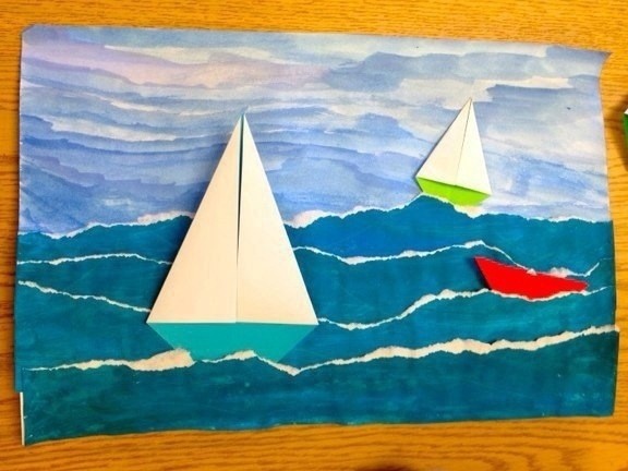 Парусник в море Парусник в море