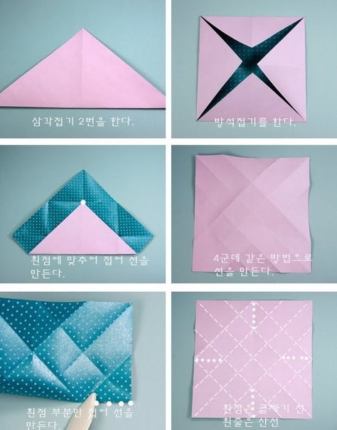 Подарочная коробочка в технике оригами