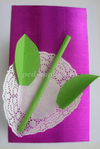 Объёмная открытка "Тюльпан": мастер-класс, часть 2