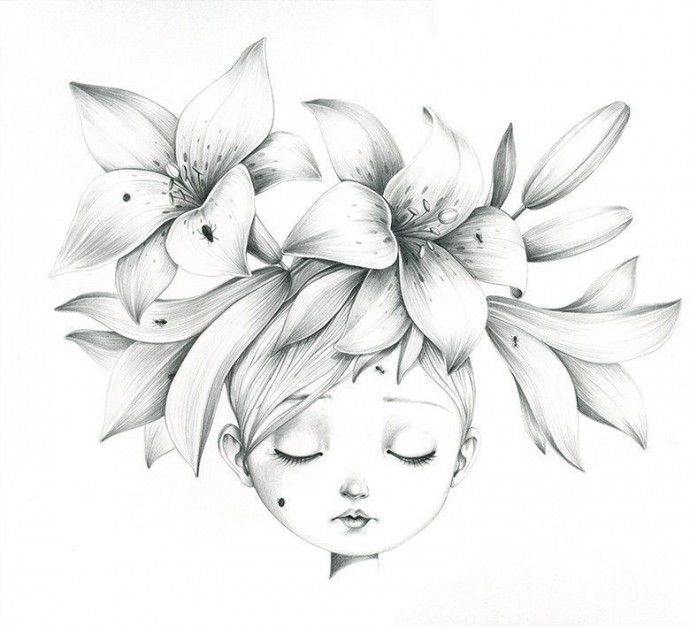 ​Раскраски-антистресс "Цветочные девочки"