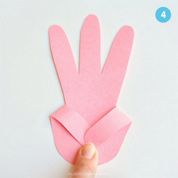 Зайчата из ладошек Зайчата из ладошек