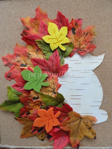 Аппликация с использованием природного материала: ёж в дороге Аппликация с использованием природного материала: ёж в дороге