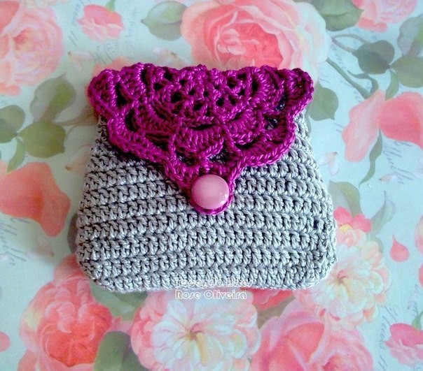 Красивая сумочка крючком Красивая сумочка крючком