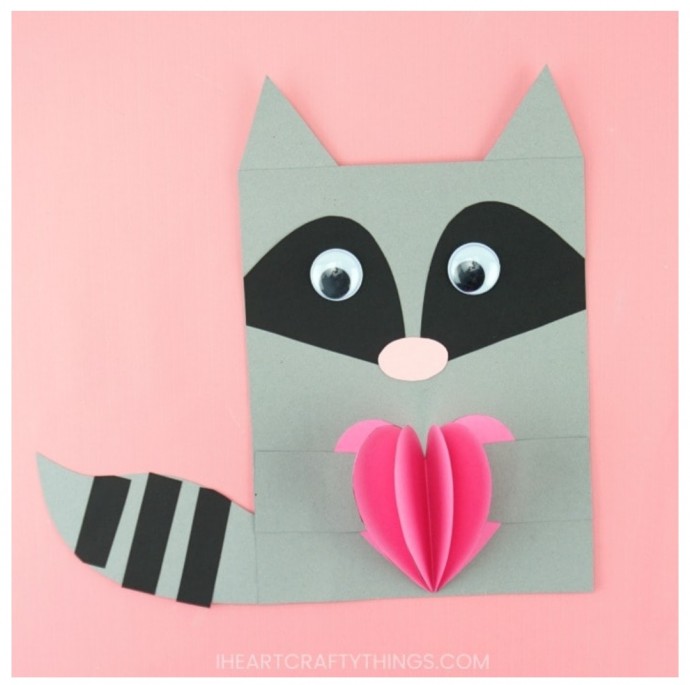 Лисенок и енот