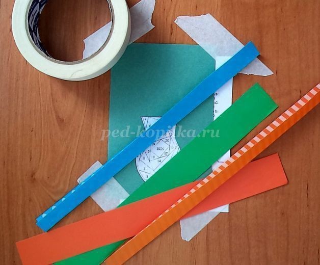 ​Открытка ко Дню Учителя в технике айрис-фолдинг