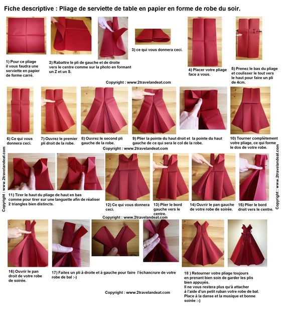 ​Платье в технике оригами