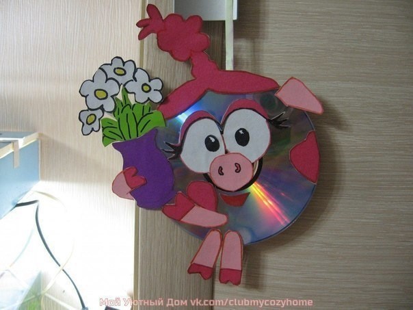 ​Поделки из CD-дисков с детьми