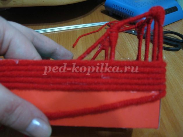 ​Сани Деда Мороза детскими руками: мастер-класс, часть 2