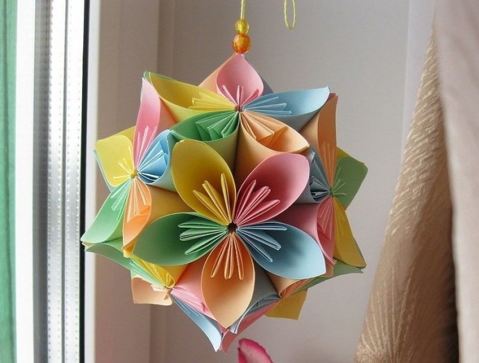 Создаем цветы для шаров счастья