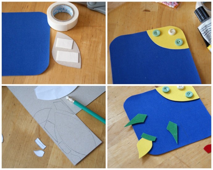 Магнит-фоторамка с блоком для записей