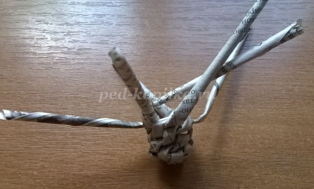 Грибочки в технике спирального плетения: часть 4