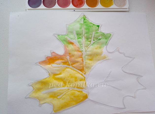 Нетрадиционная техника рисования осенних листьев: часть 2 Нетрадиционная техника рисования осенних листьев: часть 2