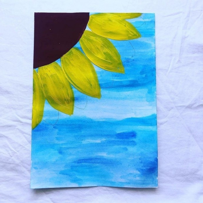 Рисуем подсолнух Рисуем подсолнух