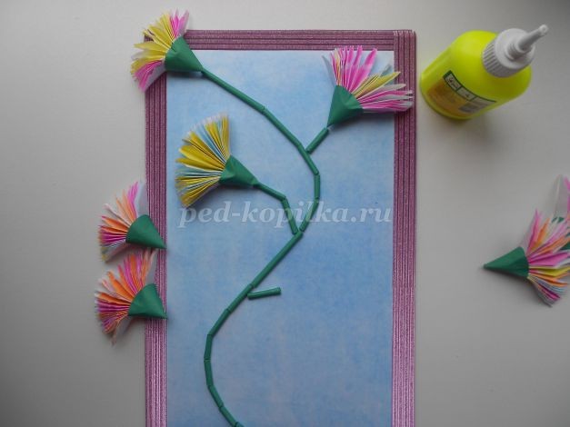 Цветочное панно из бумаги: часть 3 Цветочное панно из бумаги: часть 3