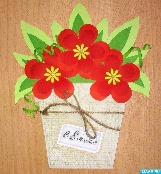 Поздравительная открытка мамочке Поздравительная открытка мамочке