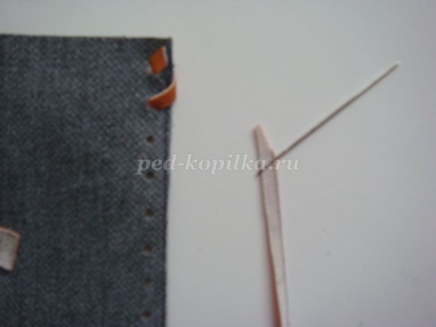 Органайзер из искусственной кожи для детских поделок Органайзер из искусственной кожи для детских поделок