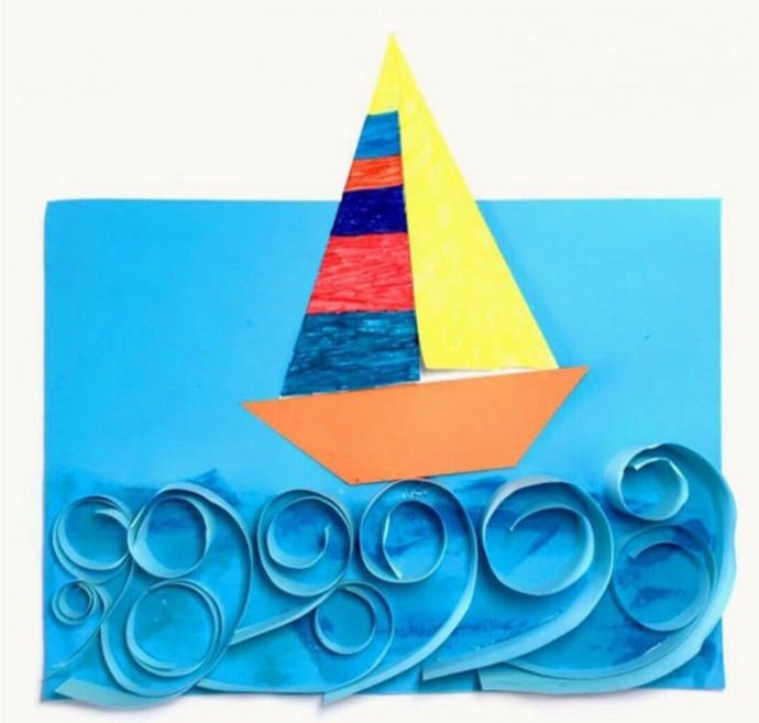 Кораблик на волнах Кораблик на волнах