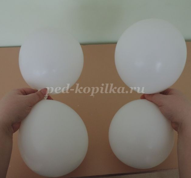 Мастер-класс по моделированию из воздушных шариков снеговика: часть 2