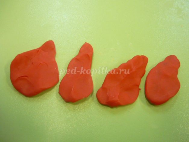 ​Весенние цветы из пластилина: часть 1