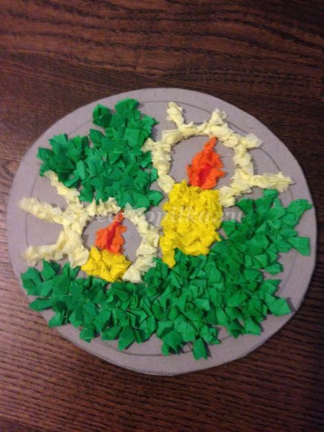 Новогодний шар из бумаги: часть 2