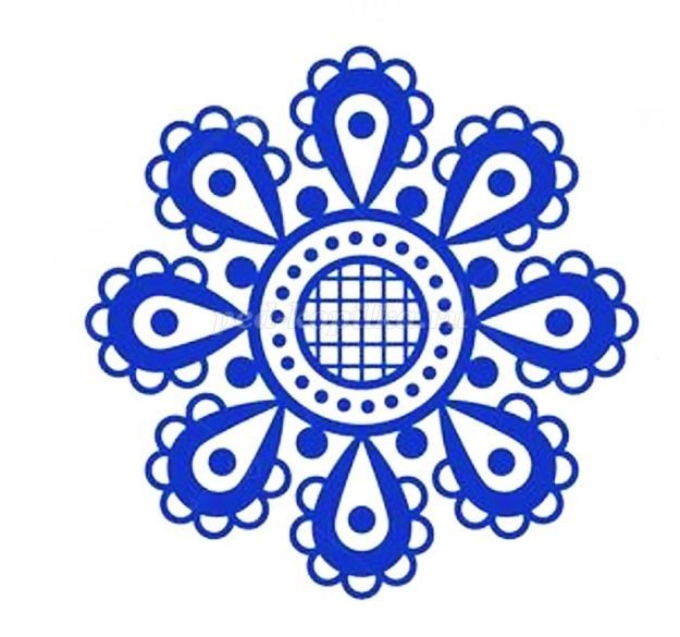 ​Пластилинография "Цветочный узор": часть 2