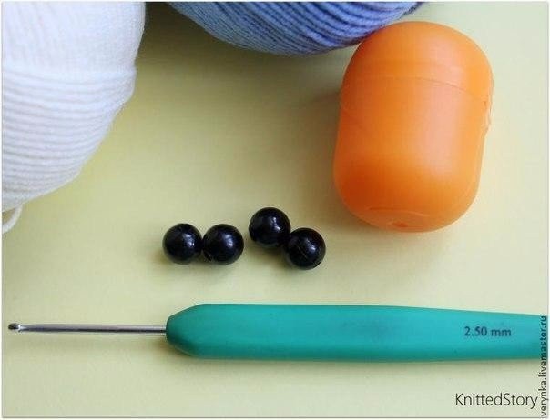 Вяжем погремушку в виде совы Вяжем погремушку в виде совы