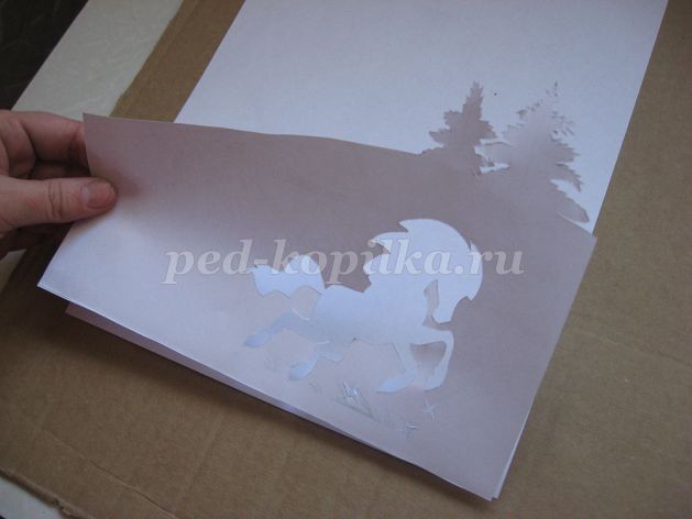 Мастер-класс по рисованию: набрызг многослойный "Волшебница зима", часть 1