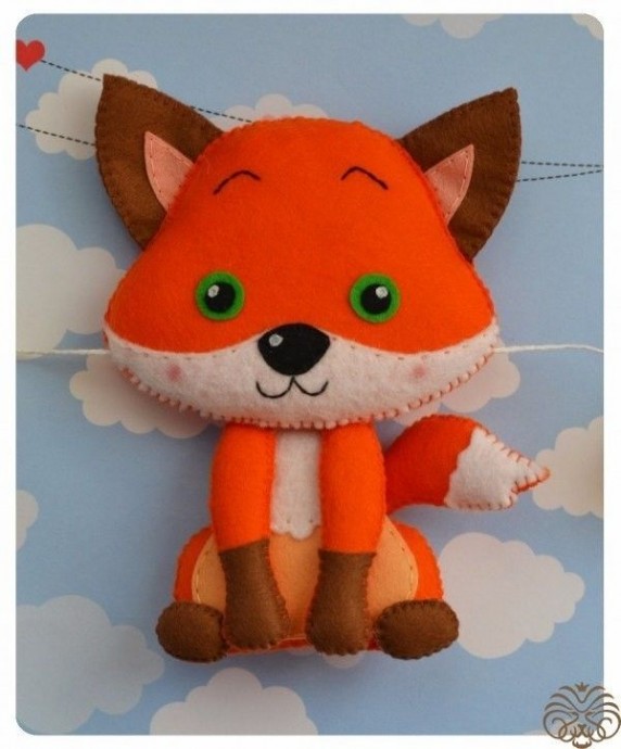 Милые игрушки из фетра Милые игрушки из фетра