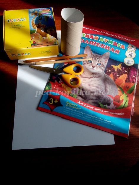 Мышка из рулона туалетной бумаги своими руками Мышка из рулона туалетной бумаги своими руками