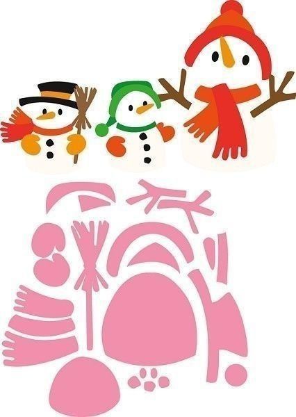 Новогодние шаблоны для аппликаций