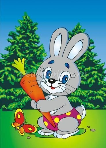 Пластилинография на диске: зайчик, часть 1