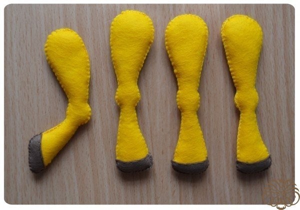 Жирафик из фетра