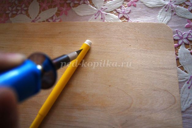 Действующая миниатюра "Весенний пейзаж": мастер-класс, часть 1