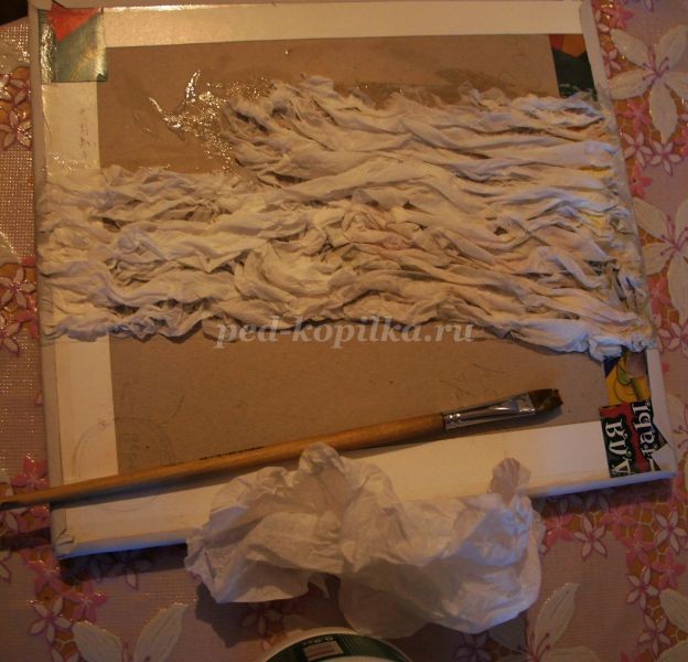 Действующая миниатюра "Весенний пейзаж": мастер-класс, часть 3