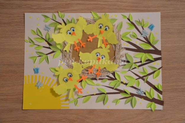 Птенцы в гнезде