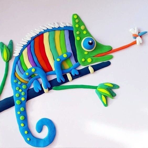 Лепим картины из пластилина: идеи Лепим картины из пластилина: идеи