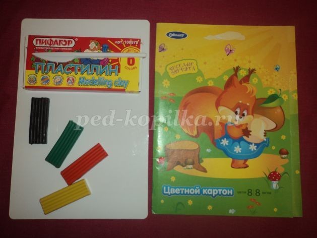 Дед Мороз из пластилина: часть 1