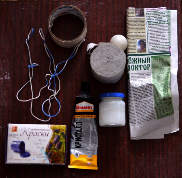 Балерина в технике папье-маше Балерина в технике папье-маше