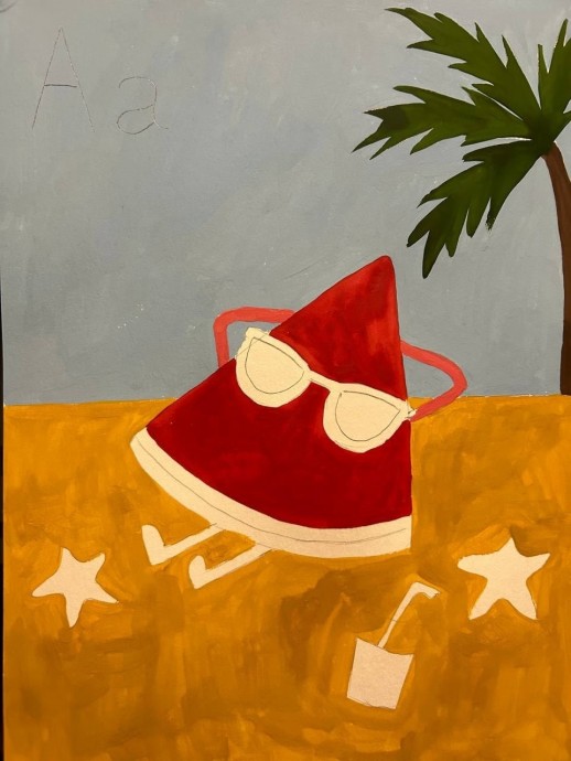 Арбуз на отдыхе