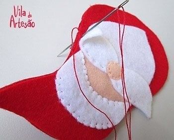 Дед Мороз из фетра Дед Мороз из фетра