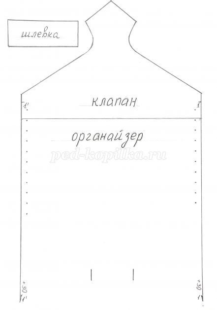 Органайзер из искусственной кожи для детских поделок Органайзер из искусственной кожи для детских поделок