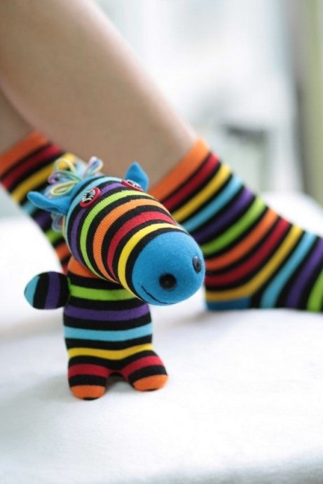 ​Идеи создания мягких игрушек из носков