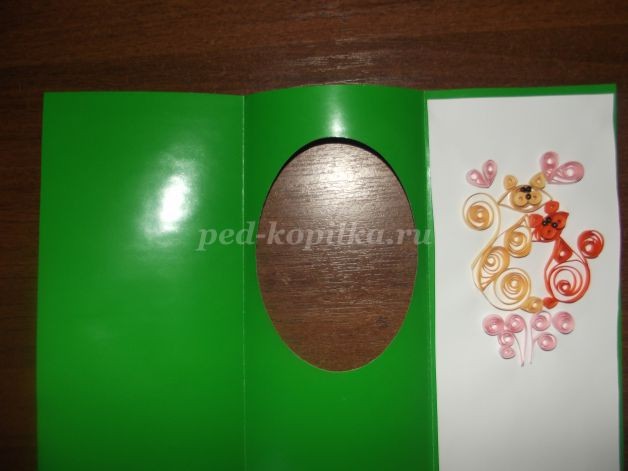 Открытка в технике квиллинг: мастер-класс, часть 2 Открытка в технике квиллинг: мастер-класс, часть 2