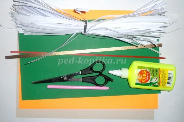 Овечка в технике квиллинг детскими руками: часть 1 Овечка в технике квиллинг детскими руками: часть 1