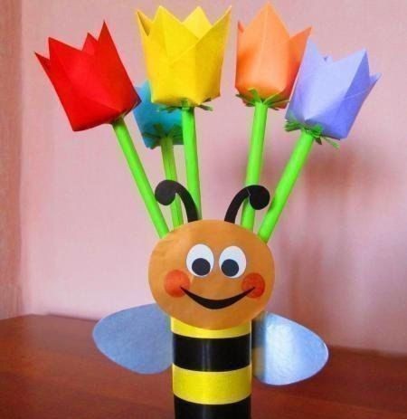 ​Пчелка с цветочками